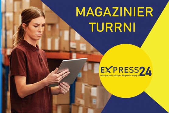 Kerkohet punonjese ne magazinier turrni per sherbim poste ne Tirane, Vend Pune magazinier turrni per sherbim poste, 